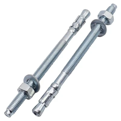 Afbeelding van SKIR&#039;CO (4 stuks) Verzinkte wigankers M8 x 120 mm, metalen pluggen, ankerbout, metselankers, betonanker