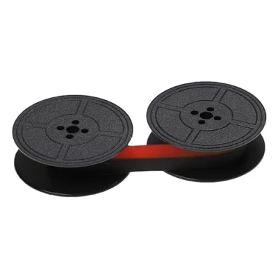 Afbeelding van vhbw Kleurlint tape geschikt voor Olympia SM 4, 7, 8, 9 bonprinter, naaldprinter zwart/rood