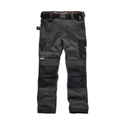 Afbeelding van Scruffs Pro Flex Plus Werkbroek Grijs Maat UK 30R / EU 46M