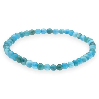 Afbeelding van Lebensquelle Plus Armband met kralen, 4 mm, edelstenen, van hoogwaardige kwaliteit, 19 centimeters