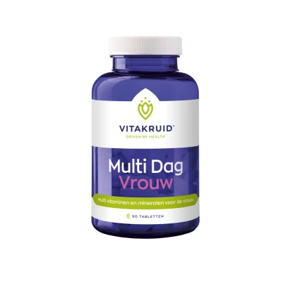 Afbeelding van Vitakruid Multi Dag Vrouw Tabletten 90TB