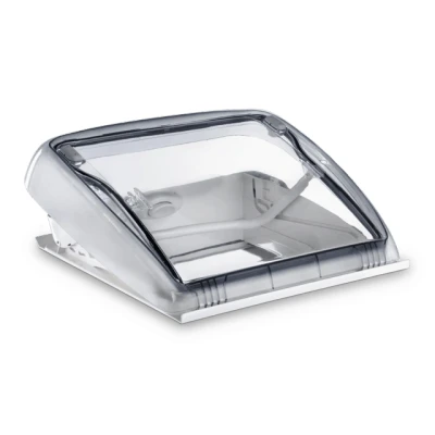 Afbeelding van Dometic Mini Heki Style Dakluik Met Permanente Ventilatie 25 42 Mm Transparant Dakluiken