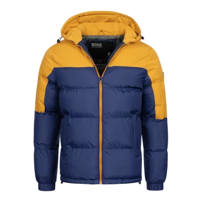 Afbeelding van Indicode Jeans Danix Winterjas, Heren, Maat: Small, Navy