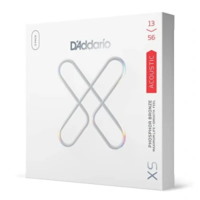 Afbeelding van D&quot;;Addario XSAPB1356 3P XS Phosphor Bronze Coated 13 56 snaren voor westerngitaar (3 sets)