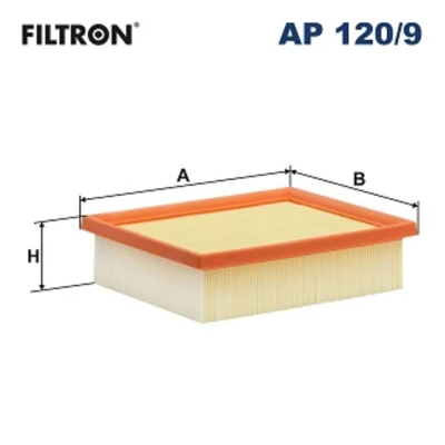 Afbeelding van FILTRON AP 120/9 Luchtfilter 220mm Filter insert MITSUBISHI: Eclipse Cross (GK_) 1.5 T Mivec, 4WD, Mivec 4WD 2017