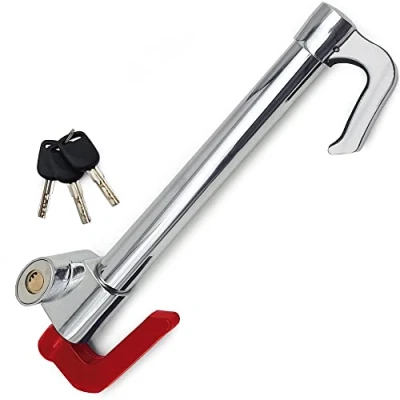 Afbeelding van KRASER KR837 Stuurslot Auto&#039;s Vrachtwagens Bestelwagens SUV&#039;s Bar Pedaal Anti diefstal Beveiliging Dubbele haak Telescopisch Universeel uitbreidbaar
