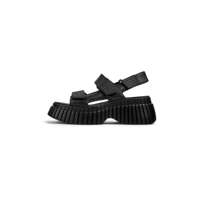 Afbeelding van Camper Sandalen met plateauzool, Dames, Maat: 38, Schwarz Schoenen