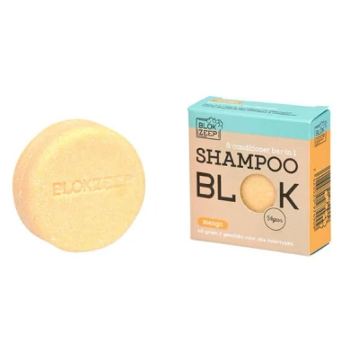 Afbeelding van Blokzeep Shampoo &amp; Conditioner Bar Mango, 60 gram