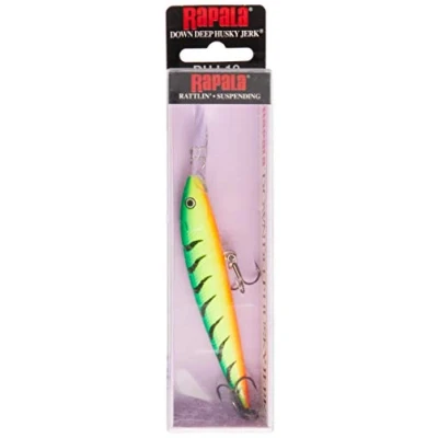 Afbeelding van Rapala Down Deep Husky Jerk 10 vissen aas, 4 inch, Firetiger