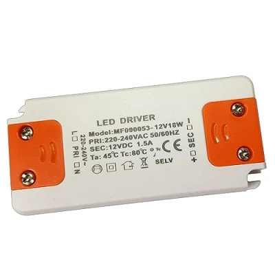 Afbeelding van LED transformator 12V DC 18 Watt