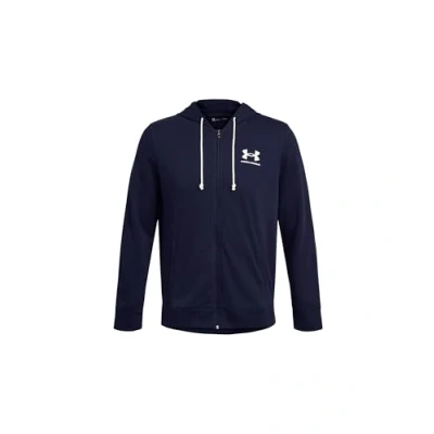 Afbeelding van Under Armour Rival Sweater met rits Midnight navy, Heren, Maat: Small, navy
