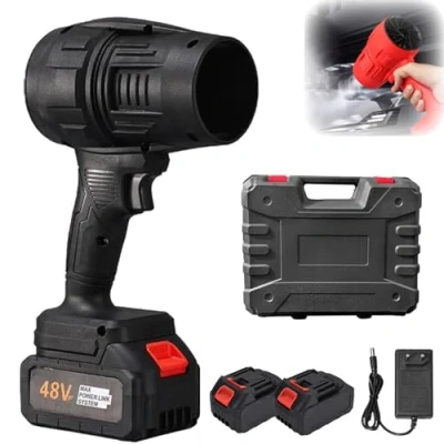 Afbeelding van Turbo Jet Blower, Cordless Super Power Air Duster, Fan Portable Blower for Drying, Cleaning, Snow Blowing (Black)