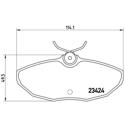 Afbeelding van Brembo Remblokset P 36 013