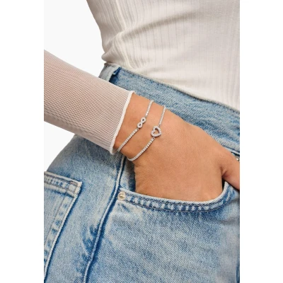 Afbeelding van Thomas Sabo A2177 051 14 L19V Armband Dames Sparkling White 16 19cm