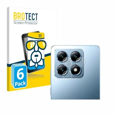 Afbeelding van BROTECT Glas Screen Protector voor Xiaomi 14T Pro (ALLEEN Camera Lens) (6 Stuks) Schermbeschermer [9H Hardheid, Beschermglas Folie niet Gehard Glas]