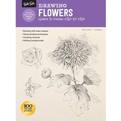 Afbeelding van Drawing: Flowers with William F. Powell: Learn to draw step by