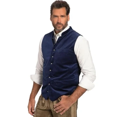 Afbeelding van JP1880 Bodywarmer, Heren, Maat: 54, Tiefblau