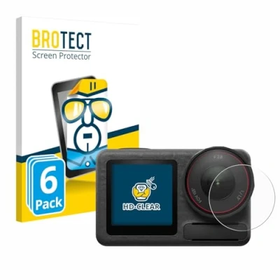 Afbeelding van BROTECT Screenprotector voor DJI Osmo Action 5 Pro (Lens) Folie Beschermfolie transparant (6 Stuks)