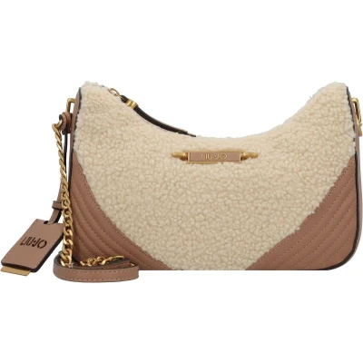 Afbeelding van LIU JO Schoudertas Adonide Hobo Bag Teddy Lichtbruin