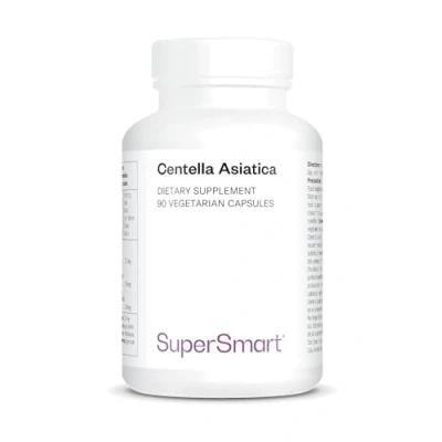 Afbeelding van Supersmart Centella Asiatica 60 mg Natuurlijke Gotu Kola ontstekingsremmend &amp; helpt wonden te helen Non GMO Glutenvrij 90 Vegetarische Capsules