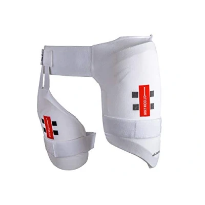 Afbeelding van Gray Nicolls Cricket TH/PAD ALL IN ONE ACADEMY Y/RH RH Youth Wit