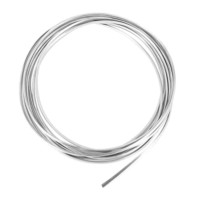 Afbeelding van Barabesty 20FT Chrome Moulding Strip Deur Edge Scratch Protector Cover Zilver