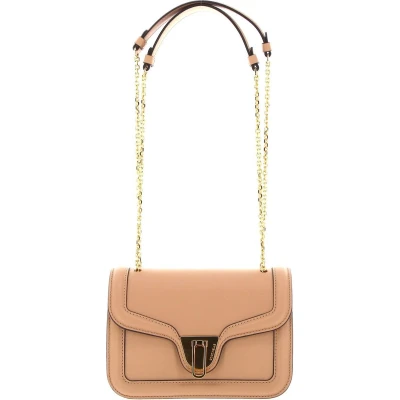 Afbeelding van COCCINELLE Leren Schoudertas Avondtas Marvin Twist Handbag Toasted Beige