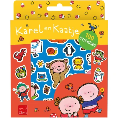 Afbeelding van Clavis Karel en Kaatje stickerset. 3+