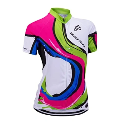 Afbeelding van Cycle Damesfiets, ademend, sneldrogend, jersey, korte mouwen, 0016, L