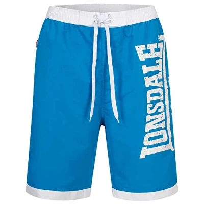 Afbeelding van Lonsdale Clennell Strandshorts voor heren, Blauw, M