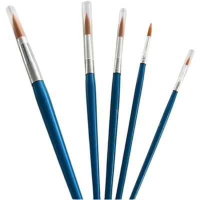 Afbeelding van Penselen set nylon 5x rond 5 ST 12185 8505