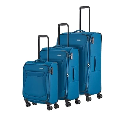 Afbeelding van Travelite SET Chios 4W Trolley L / M S Kofferset, Maat: One Size, Petrol