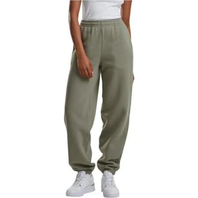 Afbeelding van Urban Classics Fluffy joggingbroek voor dames, losse pasvorm, maten XS 5XL, Paleolive, M