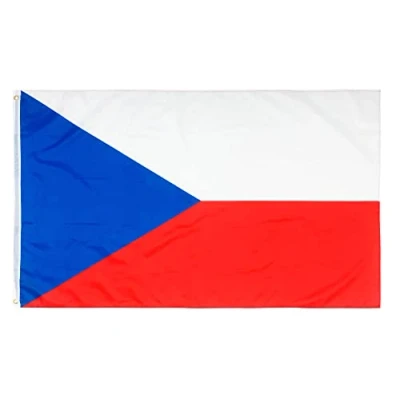 Afbeelding van Vlaggen van aricona vlag Tsjechië met 2 metalen ogen, weerbestendig nationale 90 x 150 cm