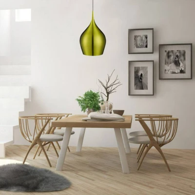 Afbeelding van Searchlight Hanglamp Vibrant in mooi groen