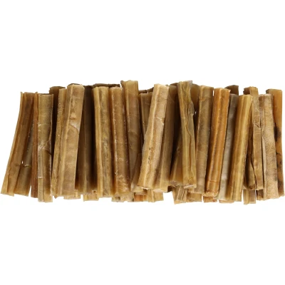 Afbeelding van &quot;Hoge kwaliteit Buffelhuid staaf voordeelpak Perfect voor kauwplezier&quot; Natuur / 13cm 50 stuks = 1,25kg