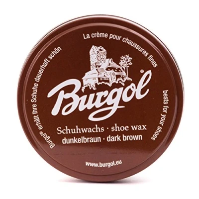 Afbeelding van Burgol Shoe Wax Schoenwax voor hoogglans en bescherming 100ml (037) Donkerbruin