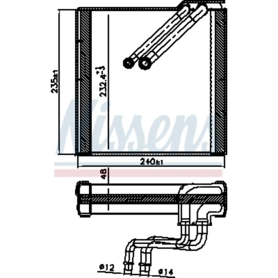 Afbeelding van Nissens Airco verdamper 92371