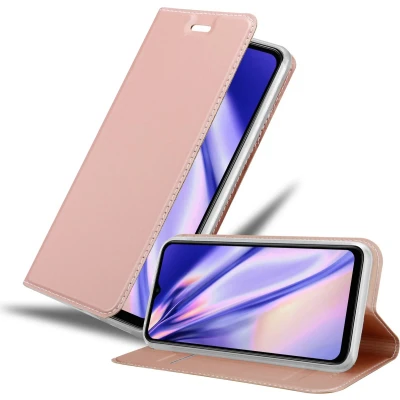 Afbeelding van Cadorabo Hoesje geschikt voor Samsung Galaxy M33 5G in CLASSY ROSE GOUD Beschermhoes met magnetische sluiting, standfunctie en kaartvakje Book Case Cover Etui