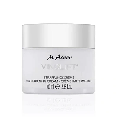 Afbeelding van M. Asam VINOLIFT Verstevigende Crème XXL (100ml) gezichtsverzorging voor droge huid, vermindert lijntjes en rimpels, voedende crème, druivenstamcellen, ingekapselde OPC &amp; resveratrol