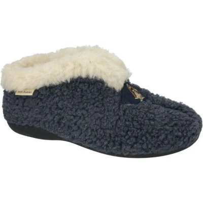 Afbeelding van Hush Puppies Dames blauw donker pantoffels maat 37
