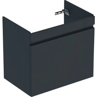 Afbeelding van Geberit renova plan wastafelonderkast 1 lade 68 2x44 6x60 6cm lava gelakt mat grijs 501908jk1 501 908 jk
