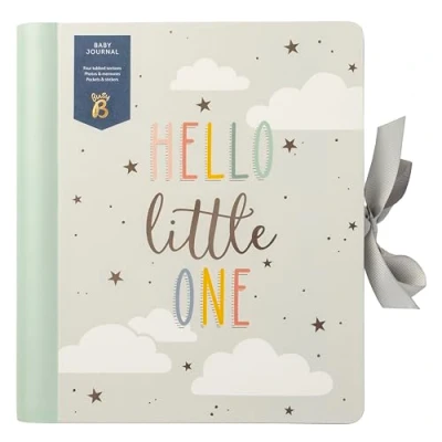 Afbeelding van Busy B Baby dagboek met vakken en stickers, neutraal, crème, 4292AMZ