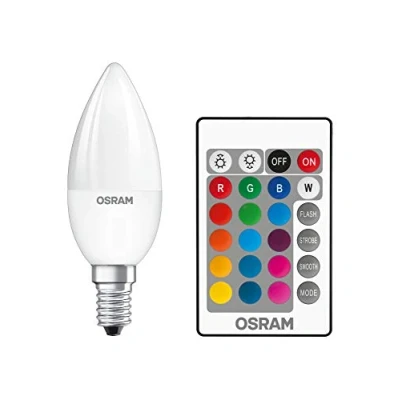 Afbeelding van OSRAM 4058075430778 LED lamp Energielabel G (A G) E14 Kaars 4.5 W RGBW (Ø x l) 40.4 mm 107 1 stuk(s)