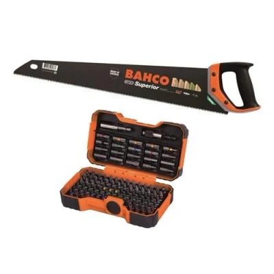 Afbeelding van Bahco Handzaag superior + bitset 100 delig 2600 22 59/S100BC
