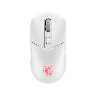 Afbeelding van MSI VERSA 300 WIRELESS White Gaming Muis 2.4GHz / Bluetooth 5.3 USB 2.0 Tot 50 uur Batterijduur