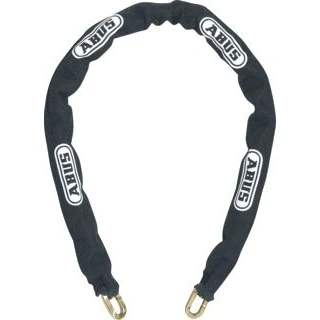 Afbeelding van ABUS veiligheidsketting 6KS/85B diameter 6mm 85cm vierkante geelverzinkte schakels black loop