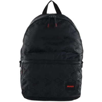 Afbeelding van HUGO Vrije tijd Rugzak met laptopvak Ethon 2.0 Backpack Logo / Black Zwart