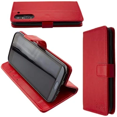 Afbeelding van caseroxx tas voor Doro 8050/8050 Plus Bookstyle Case in rood cover boek