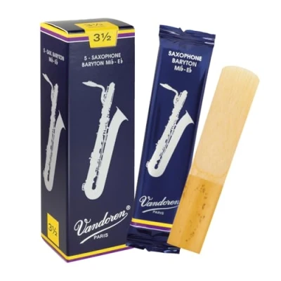 Afbeelding van Vandoren Classic Baritonsax 3,5 Schachtel mit 5 Blättern Riet voor bariton saxofoon